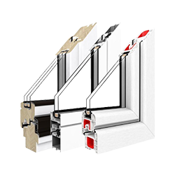 Fenster: PVC, Holz, Aluminium Fenster: PVC, Holz, Aluminium